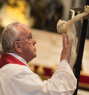 The Lord 'does not ask us to contemplate him only in pictures and photographs, or in the videos that circulate on the internet. No.'