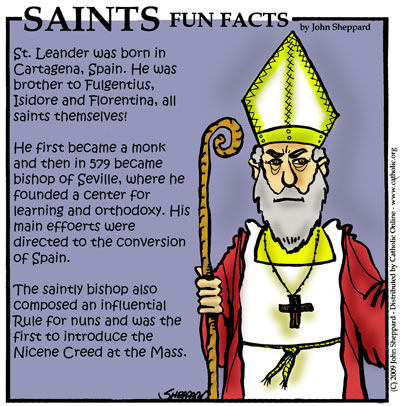 Saints Fun Facts for St. Leander of Seville